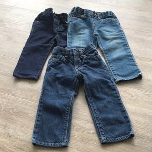 Lot of 3 Boys Jeans